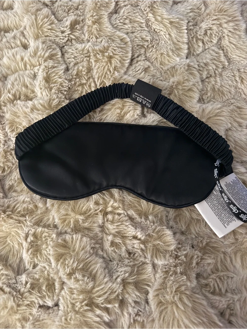 Slip Silk Sleep Mask in Black